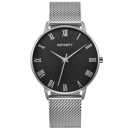 NB 01 BLACK + SILVER