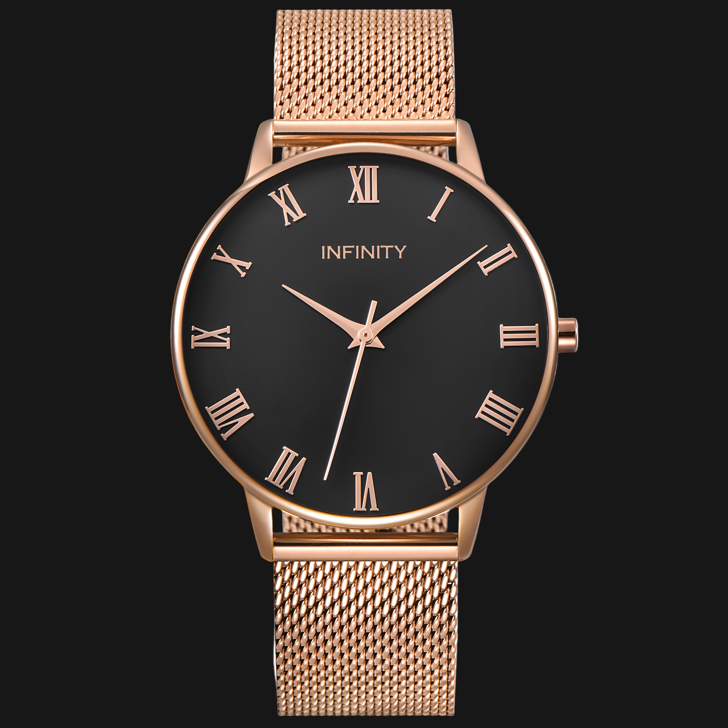 NB 04 BLACK + ROSE GOLD