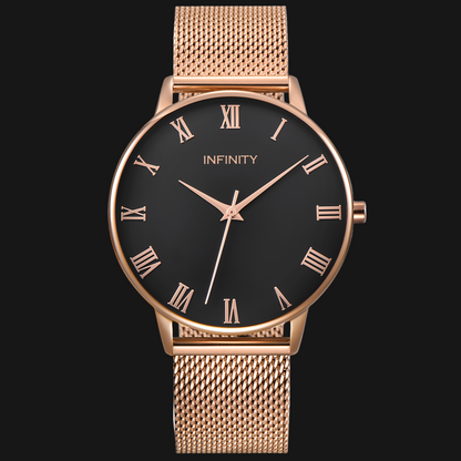 NB 04 BLACK + ROSE GOLD